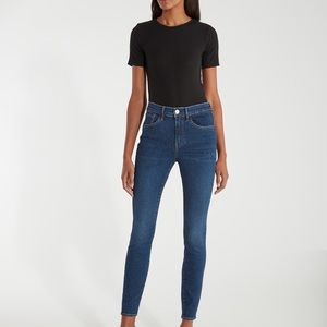 3x1 skinny distressed high rise jeans